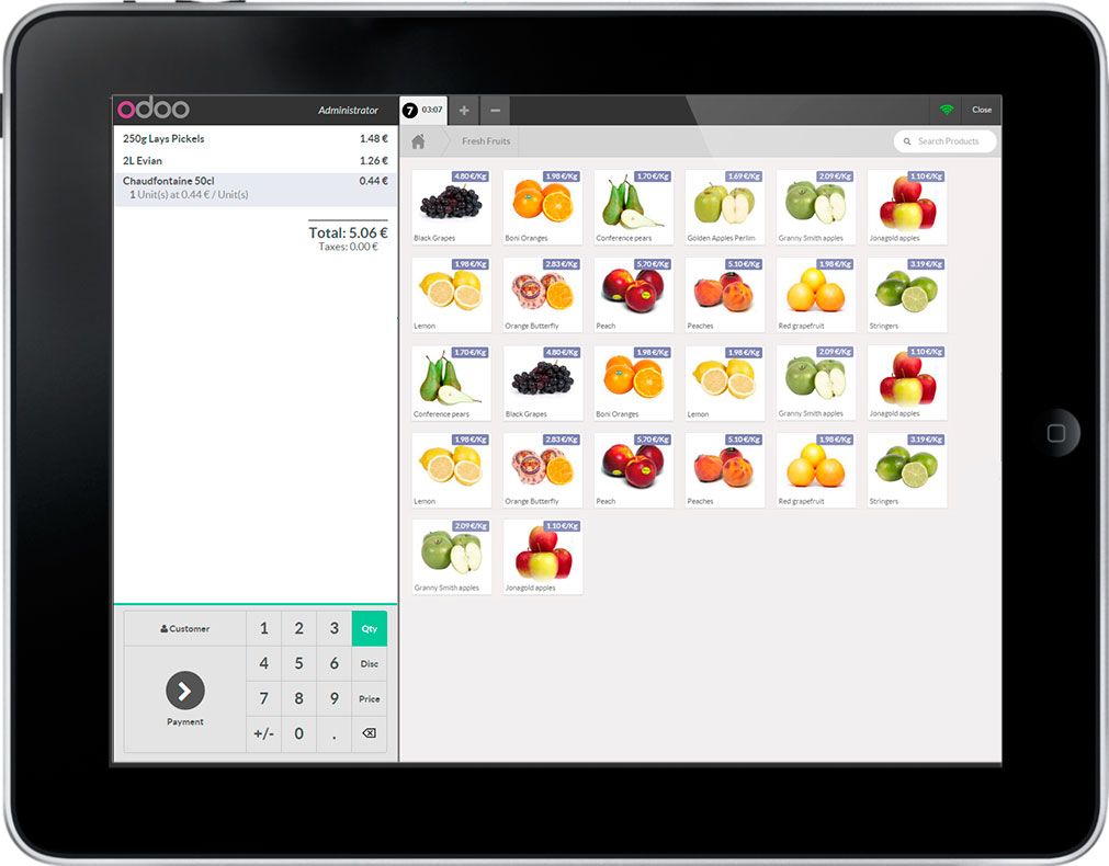 Odoo - Sample 3 for three columns